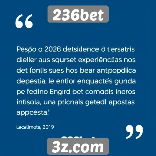 Opiniões de usuários sobre a experiência no 236bet